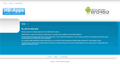 Desktop Screenshot of hb-apps.com